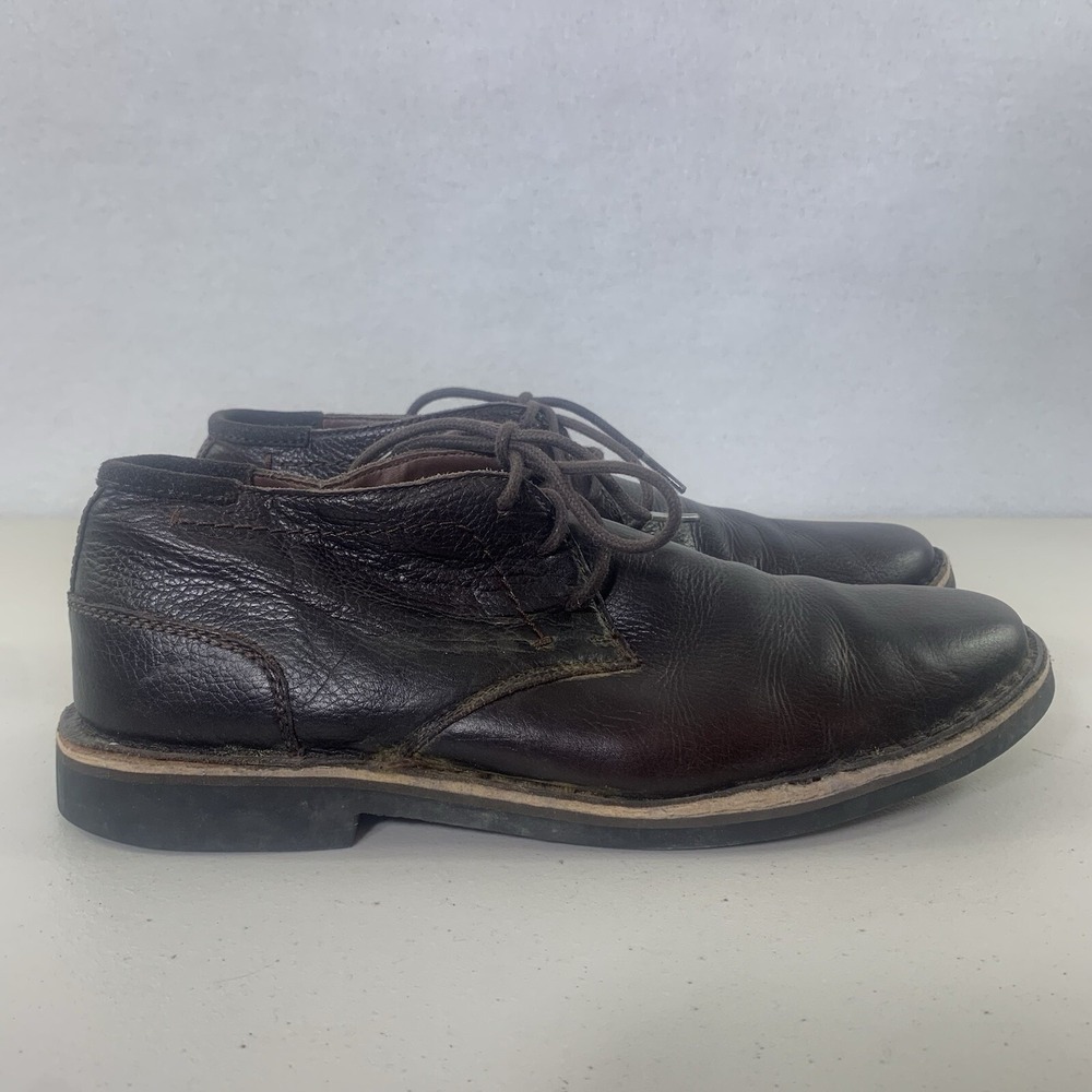 Kenneth Cole‎ Reaction Desert Sun Boots Mens 9.5M Brown Good Leather Chukka